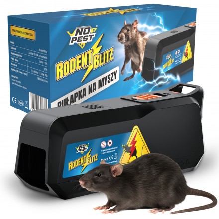 Электронная мышеловка крысоловка No Pest Rodent Blitz 1800V